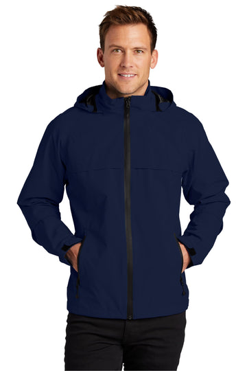 Men's Tall Torrent Waterproof Jacket by Port Authority – X-Large Extra Tall, True Navy, Model Tlj333