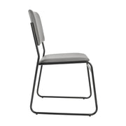 Flash Furniture Gray Vinyl/Black Frame / Set of 1 / Contemporary Home Office Desk Chairs