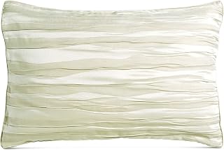 Donna Karan Tidal Silver King Sham Ruched Design