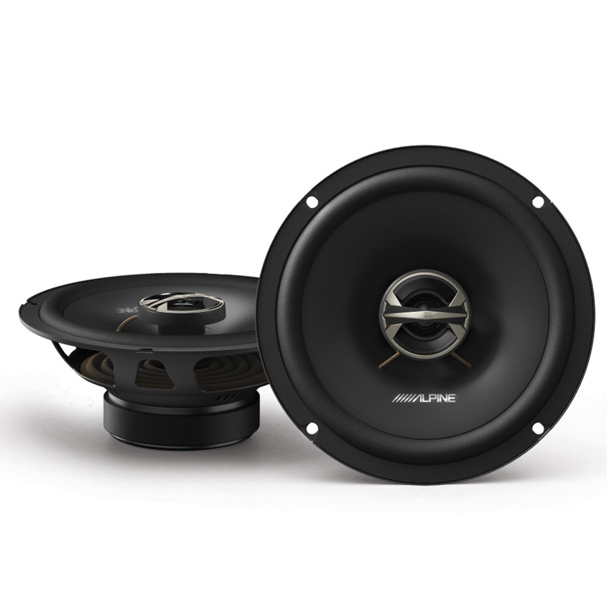 UTE-63BT Mech-Less Digital Media Receiver with Bluetooth® Wireless Technology w/EL-E65-G Coaxial Speaker Set by Alpine – Commercial Grade