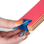 Easy Grip Medium Binder Clips by Officemate – Medium, Alloy Steel, Assorted Metallic Colors, Model 31054