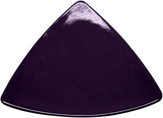 CAC China TRG-7-BLU Festiware Blue Triangular Flat Plate 7" - 3 doz