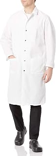 Red Kap Men's Snap Front Spun Polyester Butcher Coat