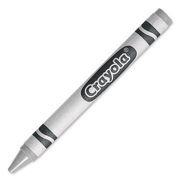 Metallic Silver Crayons by Crayola – 12 Count (Pack of 1), CRAYONS, Silver, Model 52-0836