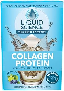 Java House Liquid Science Citrus Berry Single Serve Collagen Pods - Peel and Pour- Pack of 6