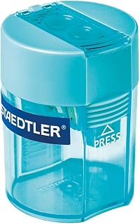 STAEDTLER Double Hole Tub Pencil Sharpener - Turquoise - 512 006-37