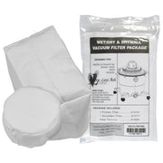 Wet Dry Filter Package by Dustless – Cloth, White, Model 2F22