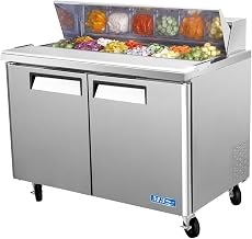 TURBO AIR 2DR SANDWICH SALAD PREP TABLE PIZZA MST-48
