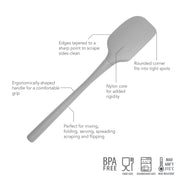 Spatula Flex Core All Silicone Gray by Tovolo – 1 Count, Silicone, Gray, Model 30097-201
