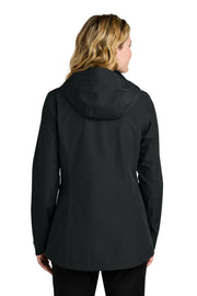 Women's Rain Jacket by Port Authority – 3X-Large, Deep Black, Model L714