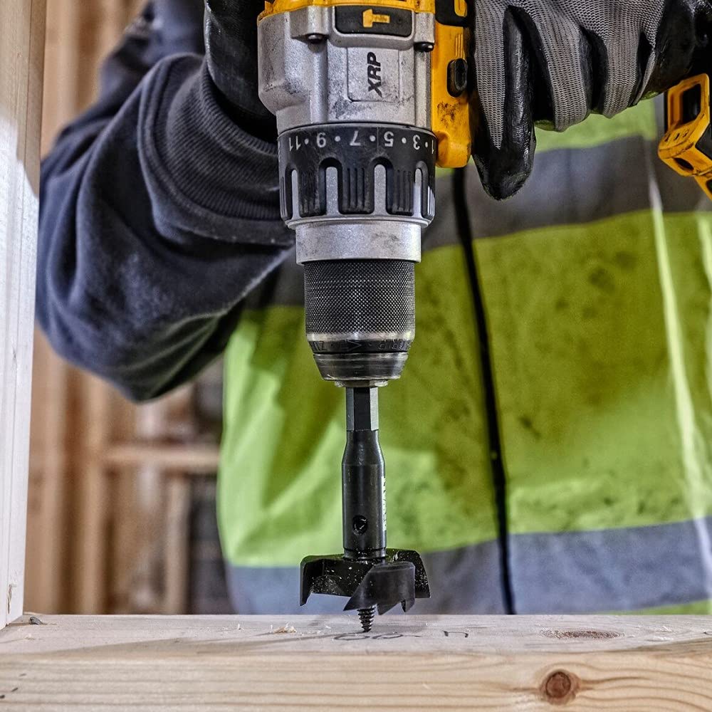 DEWALT One Size (Pack of 5) / Black / 2-Inch Self-Feed Drill Bits