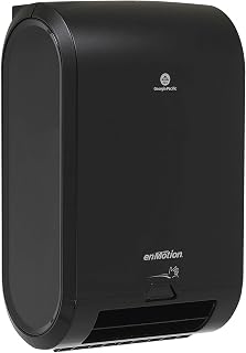 Georgia‑Pacific (by GP PRO) Flex Automated Touchless Roll Paper Towel Dispenser, Black, 59762