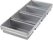 Chicago Metallic Bread Pan Set, 4-pan, 10-23/32" x 23-7/8" x 3" overall