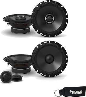 Alpine S-S65C 6.5" Component Speakers + Alpine S-S65 Coax Speakers