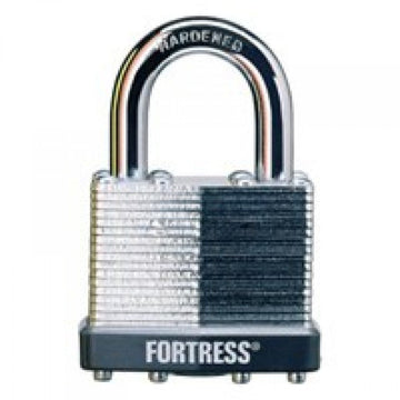 Keyed Padlocks by Master Lock – 1-1/2", Laminated Steel, Brass, Model 1803D