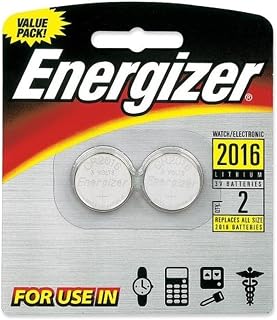 Energizer Lithium Coin Blister Pack Watch/Electronic Batteries, 2 - Count (Pack of 12)
