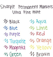 Permanent Marker by Sharpie – 1 Count (Pack of 6), Plastic, Black, Pack of 6, Model 6 x PINK ULTRA FINE