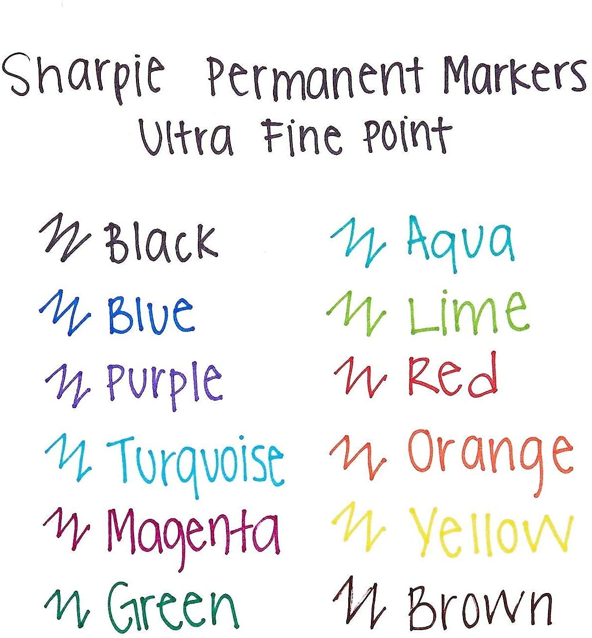Permanent Marker by Sharpie – 1 Count (Pack of 6), Plastic, Black, Pack of 6, Model 6 x PINK ULTRA FINE