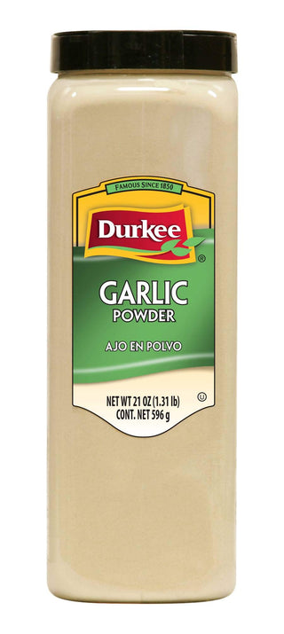 Garlic Powder - 21 oz. container by Durkee – 21 Ounces, Pack of 6