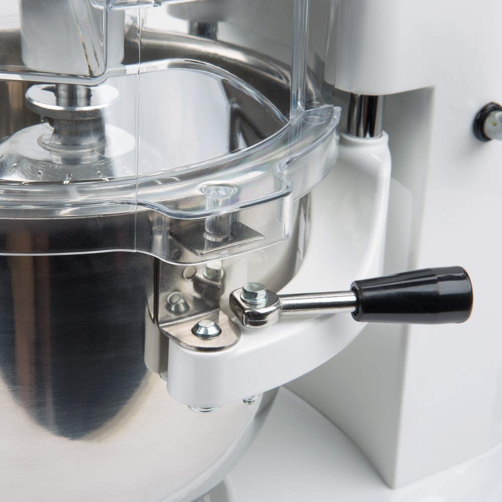 5-Quart Countertop Planetary Mixer by Globe – 5 Qt, 5.0 quarts, Stainless Steel, White, Model SP05