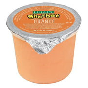 Luigis Orange Sherbet Cup by J and J Snack Foods – 4 ounces, Pack of 96