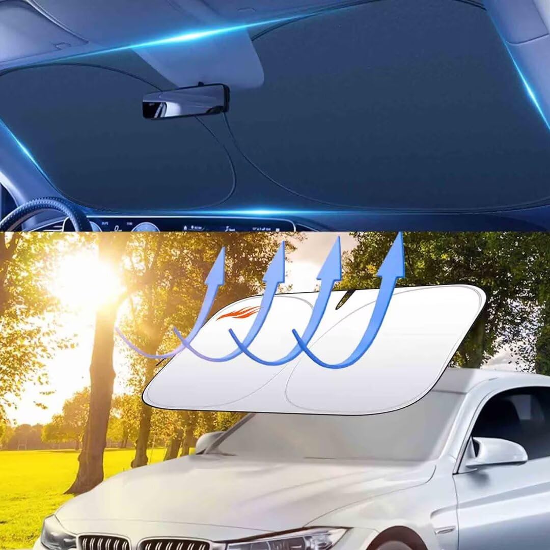 Compatible with BMW M3 CSL E by generic – Compatible with M3 CSL E46, Polyester, silver, Model windscreen sun shade