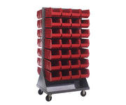 QUANTUM STORAGE SYSTEMS Red / 14-3/4" x 8-1/4" x 7" (Bin Size) / 1 Storage Racks