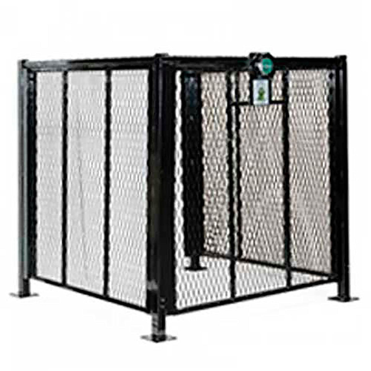 AC Protection Cage for Residential Units 4' x by Encore Commercial Products – Steel, Black, Model T-Rex4x4