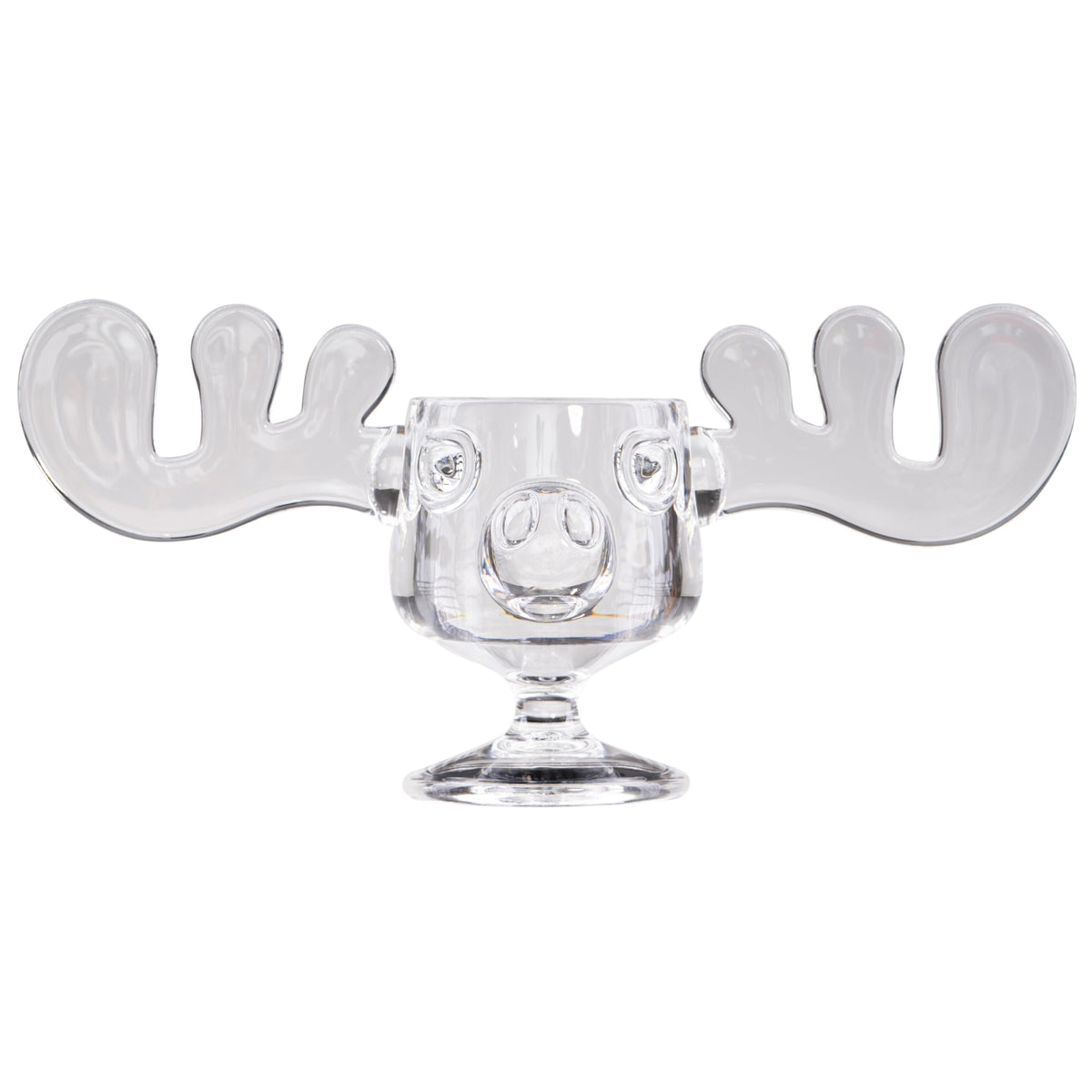 Costume Agent Acrylic Moose Mug, 4 Ounce Clear, 1 Pack