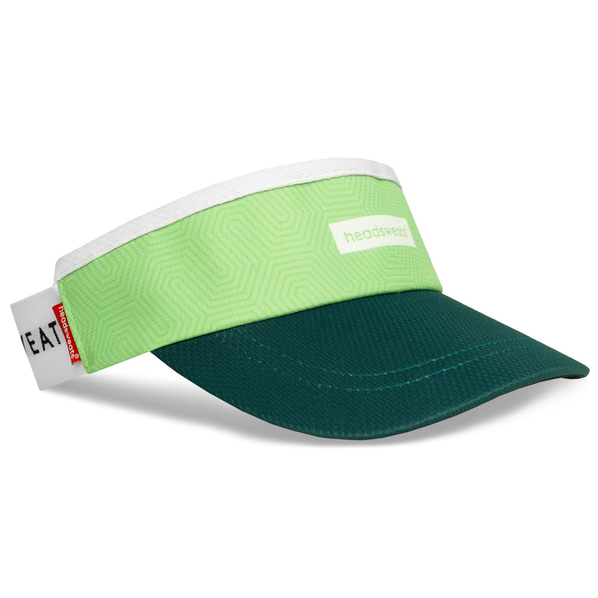 Lightweight Performance Running Sun Visor by Headsweats – Polyester, Teal