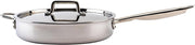 WINCO Tri-Ply Saute Pan, Silver