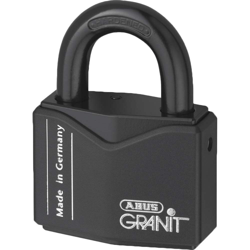 37 Series Granit "Plus" Mechanism Solid Steel Open Shackle Padlock by ABUS – Hardened Steel, Model 37/55 KA 4224254