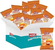 Herr’s Horseradish Cheddar Potato Chips, 6 Oz Bag, Gluten Free, Bold and Tangy (Pack of 12)