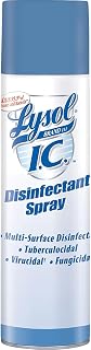 Lysol Professional IC Disinfectant Spray w/Control Flo Valve, Clear, 19 oz (Pack of 12)