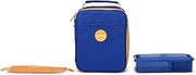 Igloo Gripper 4-Can Slim Lunchbox with Ice Pack & Food Tray | Insulated Cooler Bag | Electric Indigo