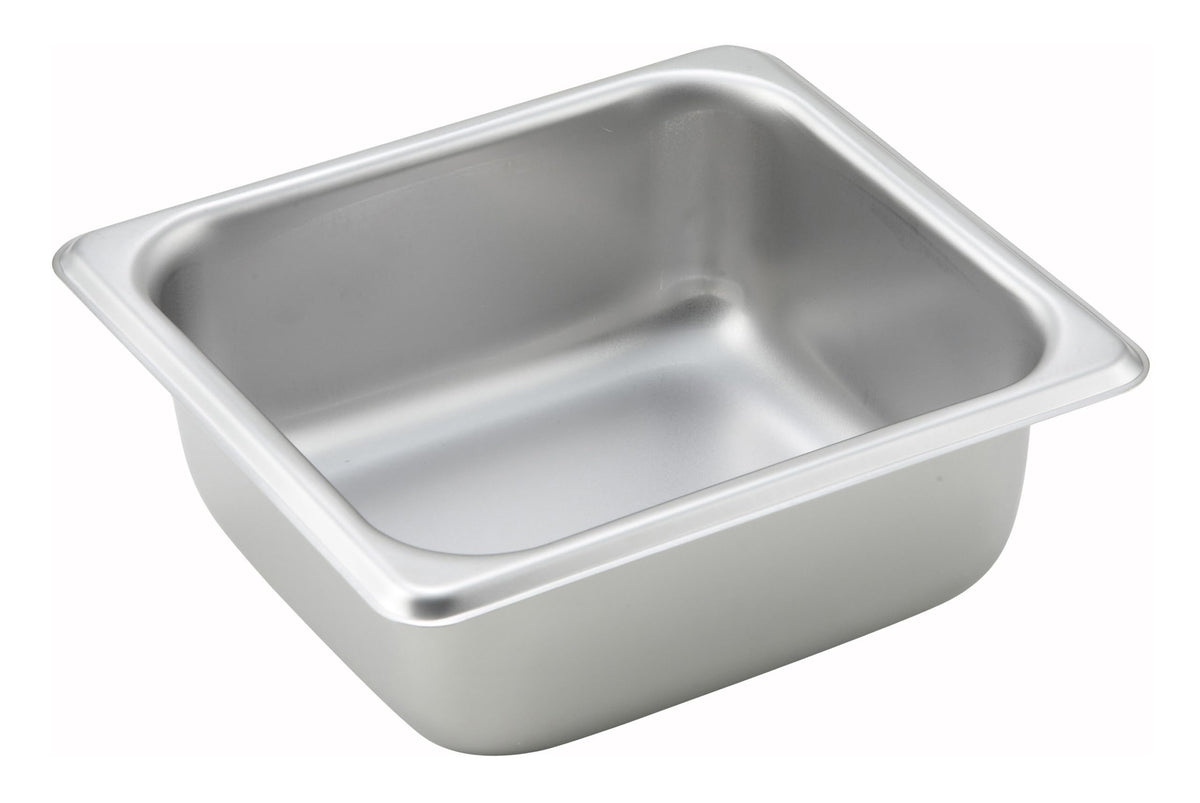 1/6 Size Pan by Winco – 2.5" Deep, 2.5 inches, Stainless Steel, Model SPS2