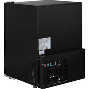 Global Industrial Countertop Merchandising Refrigerator by Nexel – 4.9 cubic_feet, Steel, Black, Model G138BMF-HC