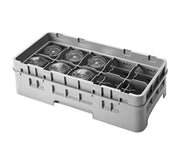 (10HS318151) 10 Compartment Half-Size Glass Rack - Camrack by Cambro – 10-Compartment, Plastic, Soft Gray