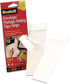 3M Tape Sheets 3750P, Clear, 2 in. x 6 in., 2 pads