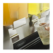 Commercial 1/3-Horsepower Drink Dispenser with 2 3-Gallon Containers by Omega – Double, Plastic, Black, Model OSD20
