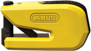 68569 Smartx 8078 3D Alarm Disc Lock - Yellow by ABUS – Hardened Steel, Yellow, Model 95842