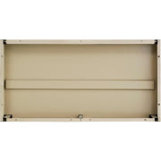 Janitorial Cabinet with Locking Recessed Handle by Global Industrial – 36 inches x 18 inches x 72 inches, Alloy Steel, Tan, Model 269902TN