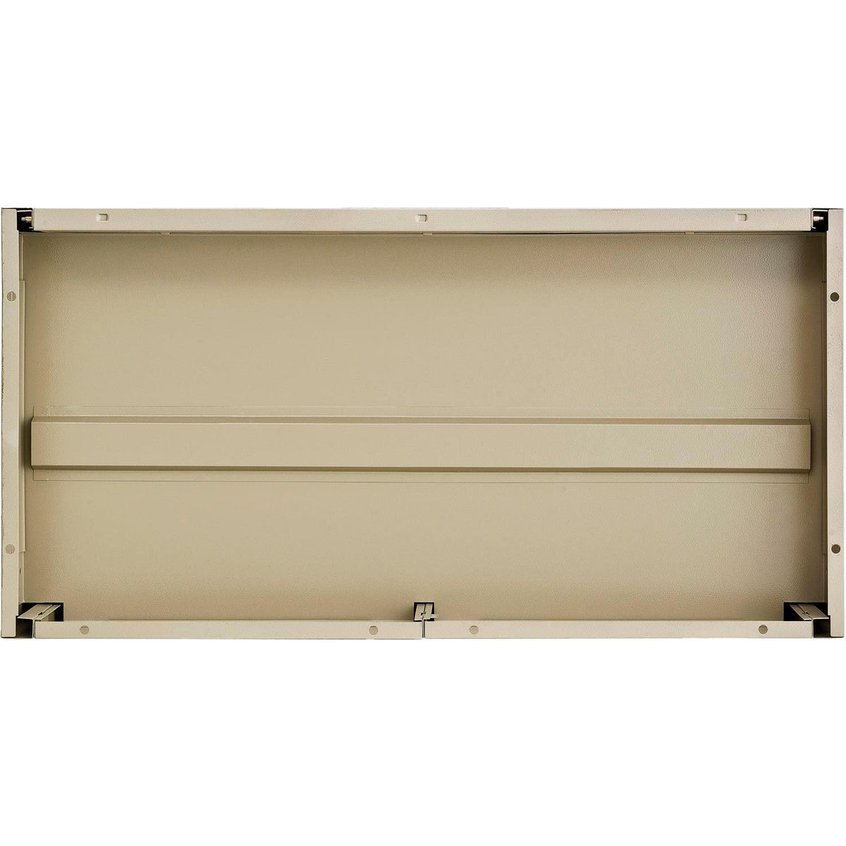 Janitorial Cabinet with Locking Recessed Handle by Global Industrial – 36 inches x 18 inches x 72 inches, Alloy Steel, Tan, Model 269902TN