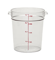Cambro 4 QT / Clear / 3.8 liters Containers