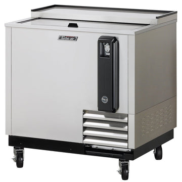 8 cu. ft. Bottle Cooler with Forced Air Cooling System High Density PU Insulation PE Coated Dividers Efficient Refrigeration System and Stainless Steel Construction: Stainless