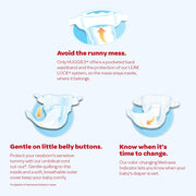 Little Snugglers Diapers by HUGGIES – Size 2, Model 30525
