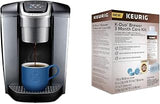 Keurig K-Elite Single-Serve K-Cup Pod Coffee Maker, Brushed Silver & K-Duo 3 Month Care Brewer Maintenance Kit
