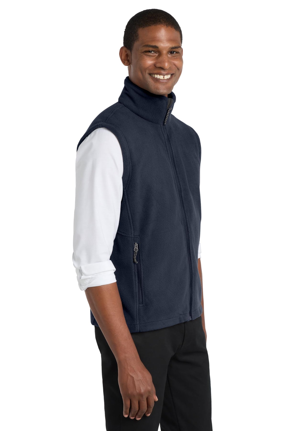 Fleece Vest by Port Authority – Large, Polyester, Navy, Model F219