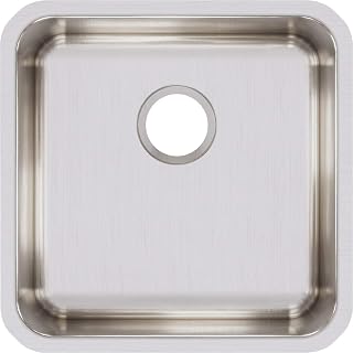 Elkay ELUH1616 Lustertone Classic Single Bowl Undermount Stainless Steel Sink