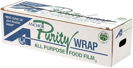 Anchor Packaging Purity Wrap Polyvinyl Chloride All Purpose Food Film Cutterbox, 18 inch x 2000 Feet -- 1 each